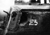 The rear part of the turret. The exit hole of the 88 mm projectile is visible