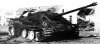Jagdpanther разбит тяжелым снарядом. Балатонская операция. Весна 1945 г.