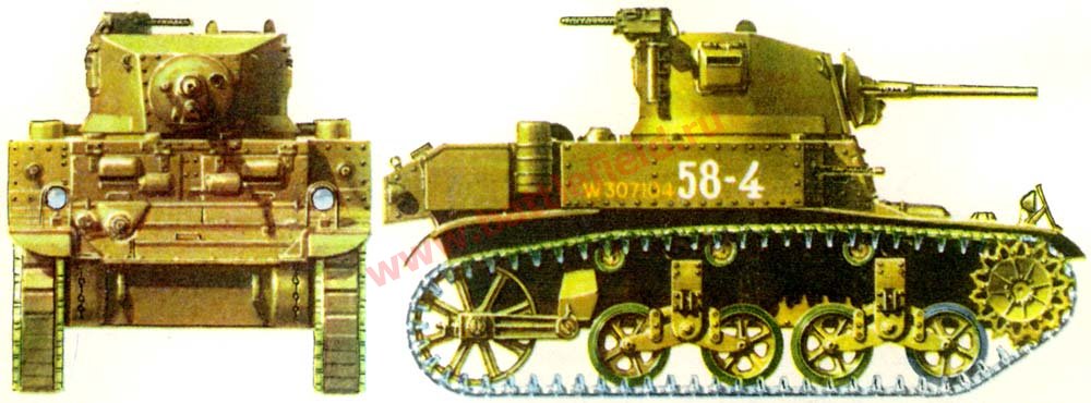 Легкий танк М3 Генерал Стюарт