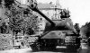 Колонна танков ИС-2 1-й чехословацкой танковой бригады. Апрель 1945 г.