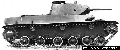 T-50 Main Battle Tank designed by Kirovsky Factory. 1941
