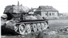 Поврежденный (вероятно) танк Т-34. Зима 1942-43 гг.