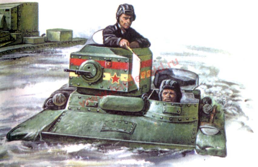 Легкий плавающий танк Т-37А