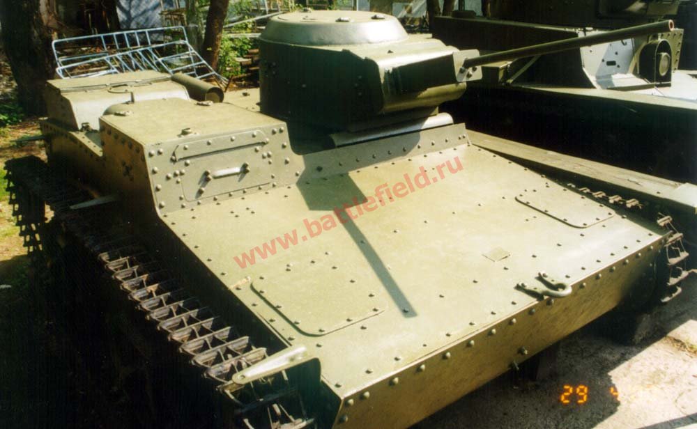 Опытный плавающий танк Т-38 с 20-мм пушкой ТНШ