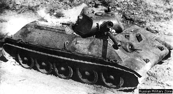 Экспериментальный танк А-34. Второй опытный образец.