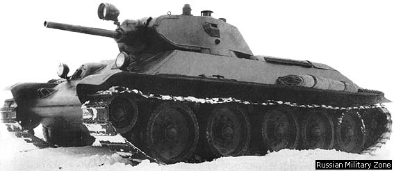 Экспериментальный танк А-34. Второй опытный образец. Кубинка. Март 1940